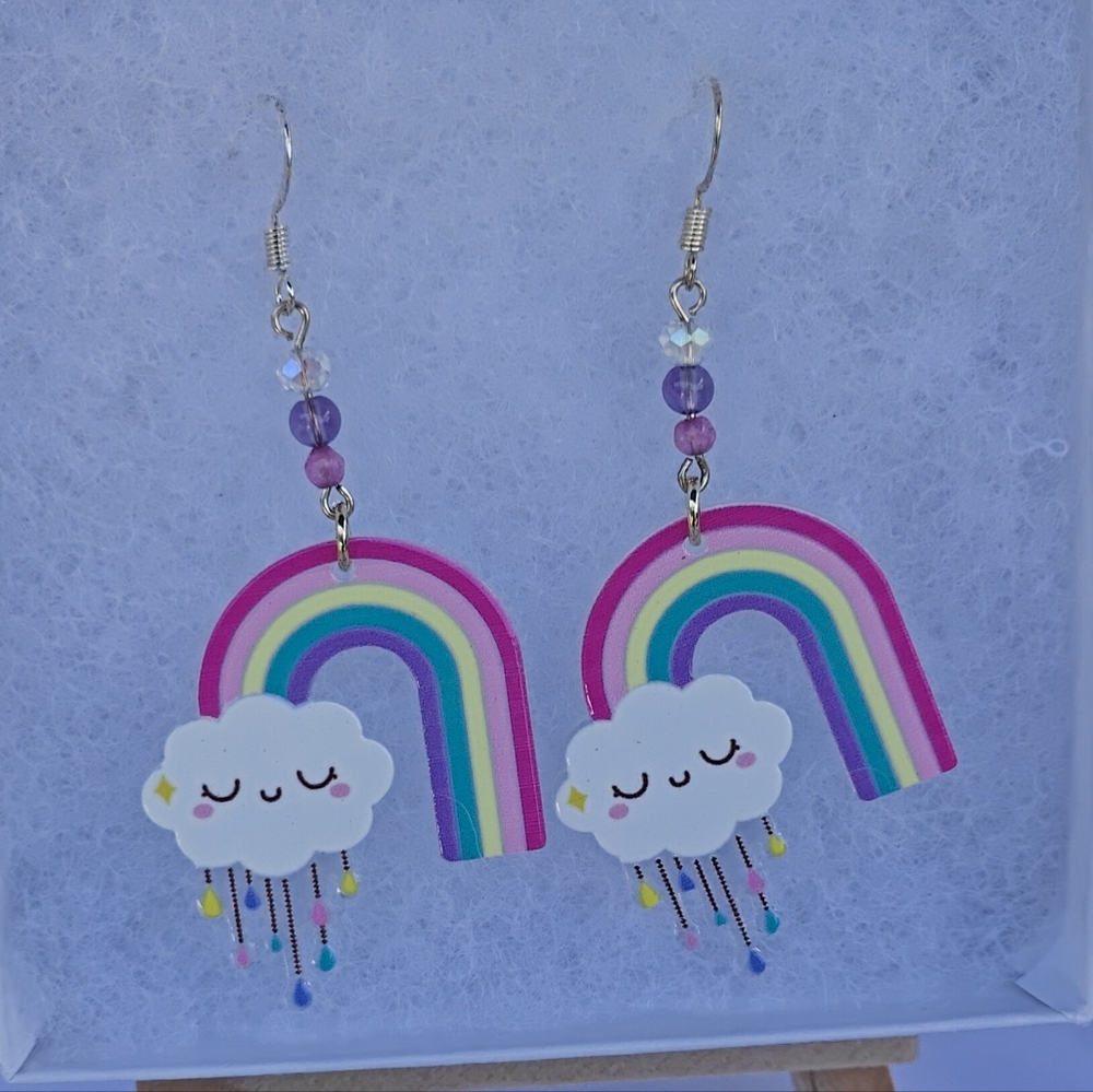 Rainbow Earrings - Picture 3 of 3